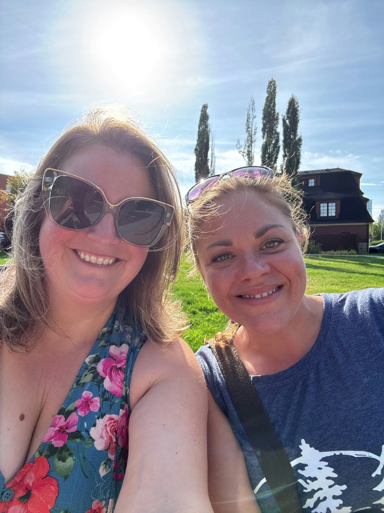 Nicole in Calgary on a Questo adventure